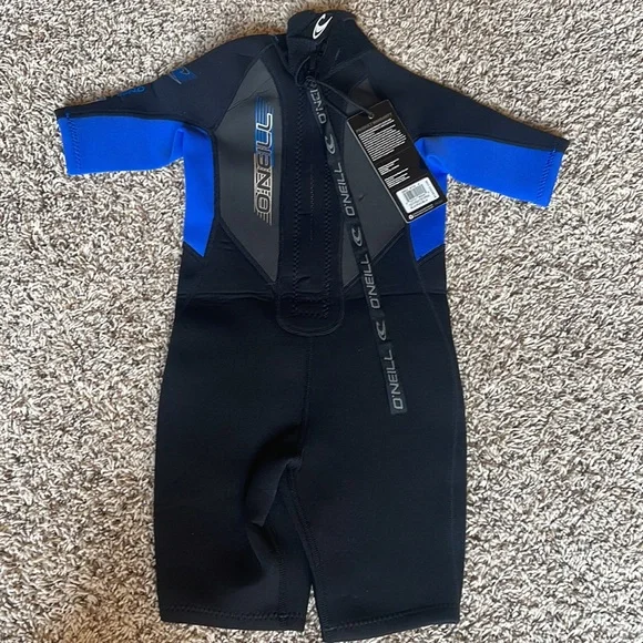 O’Neill Youth Wet Suit Reactor 2-MM Boys/Girls/Kids short Spring Suit